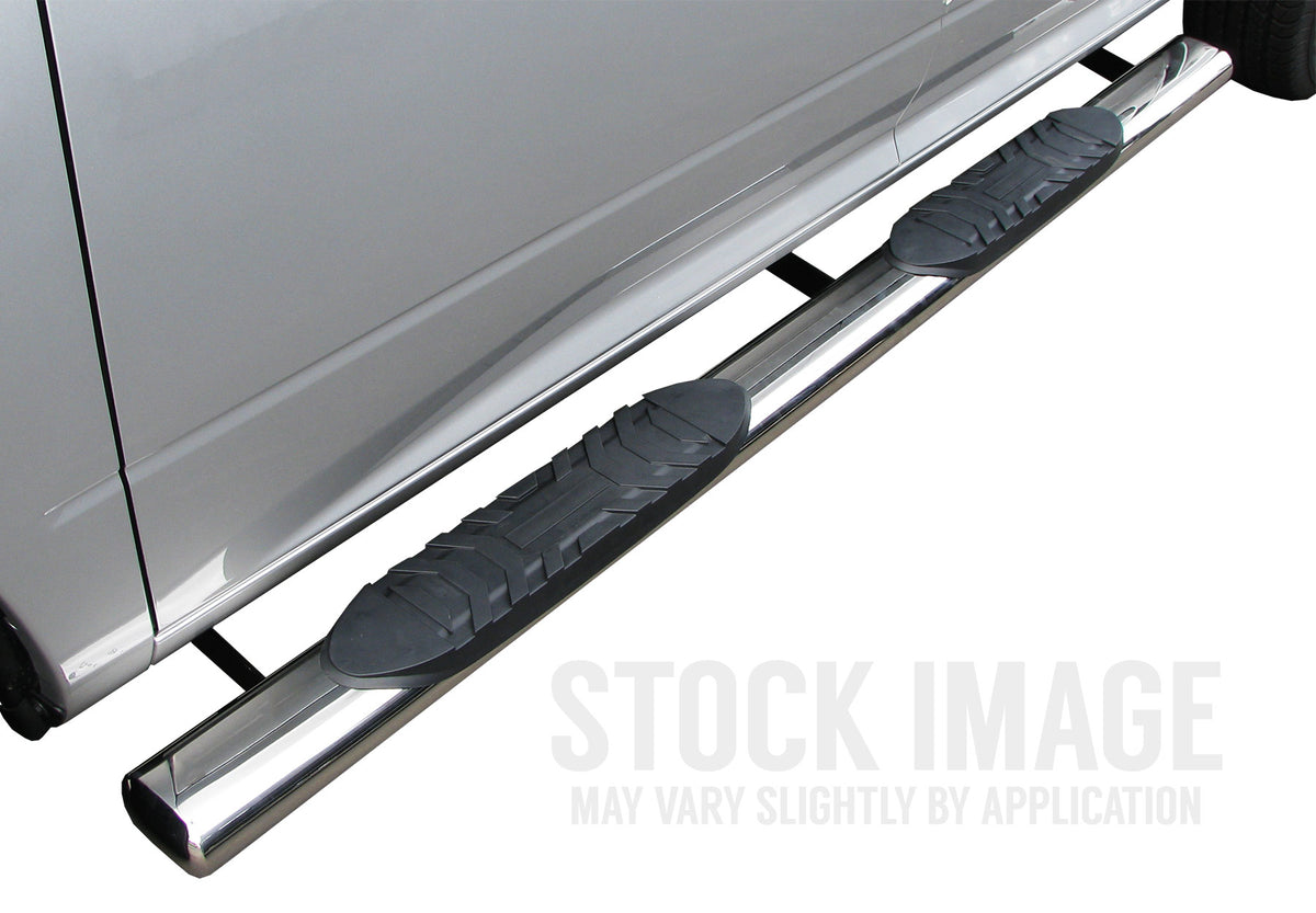 Steelcraft 5" Oval Sidebars - Stainless Steel - 2014-2018 Dodge Ram 1500 / 2019-2025 Ram 1500 Classic Quad Cab (423409)