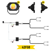 ARC Lighting Tiny Monster Grille Kit for Super Duty, 2024-25, 8 Pod Lights with Harness - Part 42FG8