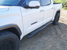 Steelcraft 5" Oval Premium Sidebars - Black - 2022-2025 Toyota Tundra Crew Max (433139BP)