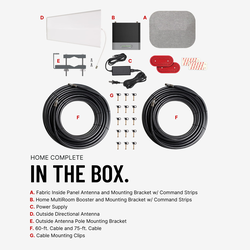 weBoost Home Complete Kit Cell Phone Signal Booster - 470145