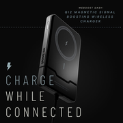 weBoost Dash Cell Phone Signal Booster & Qi2 Wireless Charger - 471082