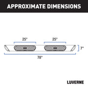 LUVERNE 477078-401734 Regal 7 Stainless Steel 78-Inch Truck Side Steps, Select Ford F-250, F-350, F-450, F-550 Super Duty