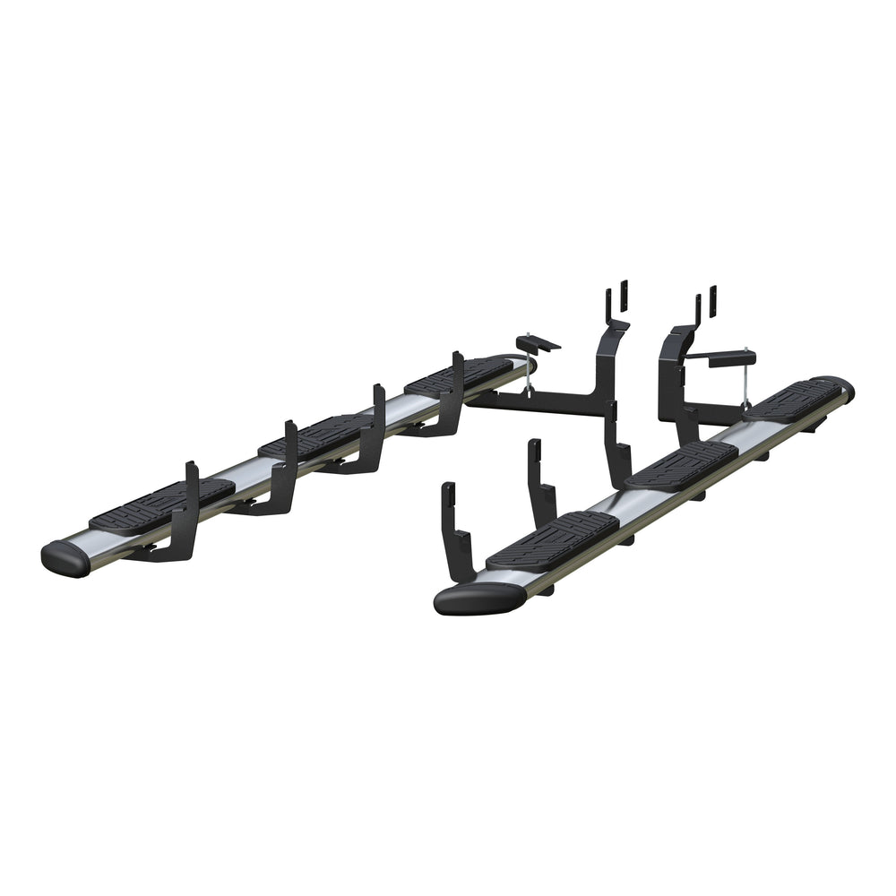 LUVERNE 477125-401449 Regal 7 Stainless Steel 125-In Wheel to Wheel Truck Side Steps, Select Chevrolet Silverado, GMC Sierra 2500, 3500 HD