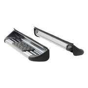 LUVERNE 480741-580741 Polished Stainless Steel Side Entry Steps Truck Running Boards, Select Chevrolet Silverado, GMC Sierra 1500, 2500, 3500 HD Regular Cab