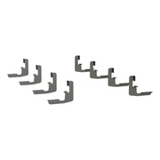 LUVERNE 480744-581444 Polished Stainless Steel Side Entry Steps Truck Running Boards, Select Chevrolet Silverado, GMC Sierra 1500, 2500, 3500 HD Crew Cab