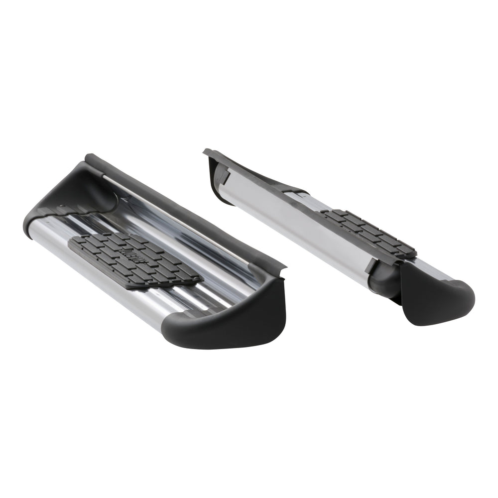 LUVERNE 481141-581141 Polished Stainless Steel Side Entry Steps Truck Running Boards, Select Chevrolet Silverado, GMC Sierra 1500, 2500, 3500 HD Regular Cab
