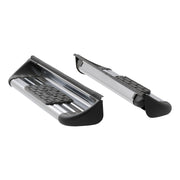 LUVERNE 481141-581141 Polished Stainless Steel Side Entry Steps Truck Running Boards, Select Chevrolet Silverado, GMC Sierra 1500, 2500, 3500 HD Regular Cab