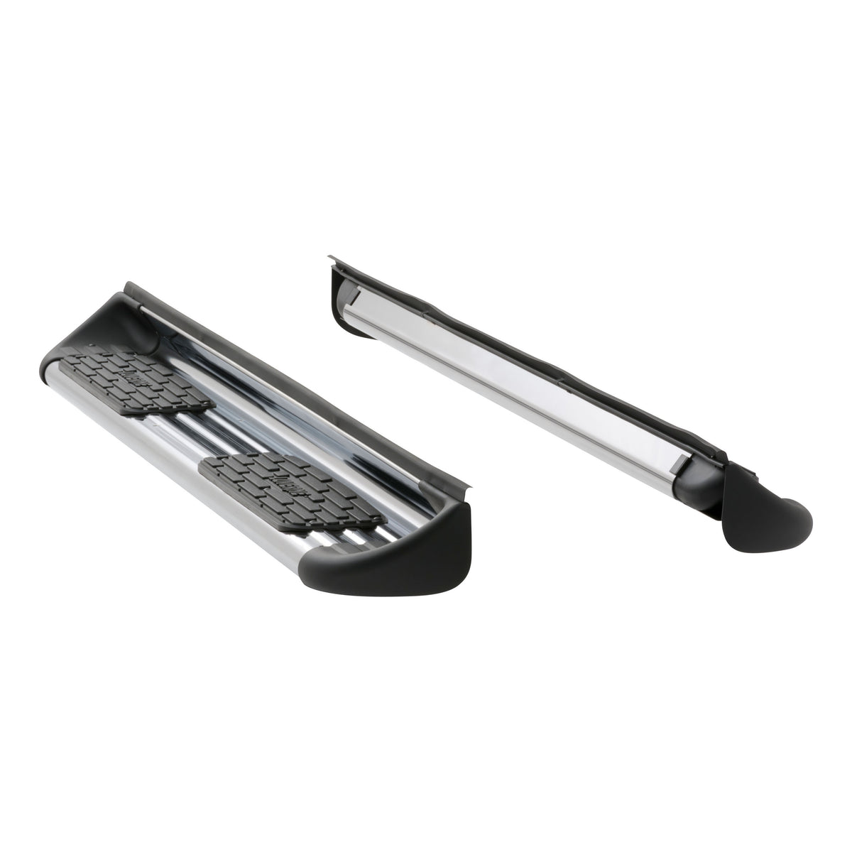 LUVERNE 481142-581143 Polished Stainless Steel Side Entry Steps Truck Running Boards, Select Chevrolet Silverado, GMC Sierra 1500, 2500, 3500 HD Extended Cab
