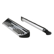 LUVERNE 481142-581143 Polished Stainless Steel Side Entry Steps Truck Running Boards, Select Chevrolet Silverado, GMC Sierra 1500, 2500, 3500 HD Extended Cab