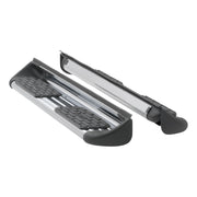 LUVERNE 489923-579922 Polished Stainless Steel Side Entry Steps Truck Running Boards, Select Ford F-250, F-350, F-450, F-550 Super Duty Crew Cab
