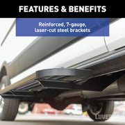 LUVERNE 495154-401801 Grip Step XL 9-1/2 x 54-In Steel Passenger Side Running Board, Select Ford Transit-150, 250, 350