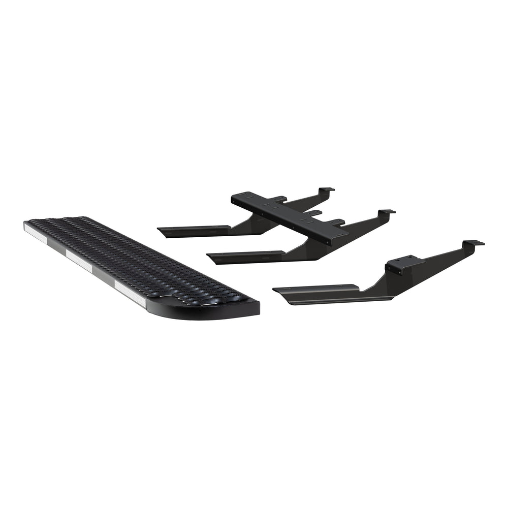 LUVERNE 495154-401802-0 Grip Step XL 9-1/2 x 54-In Steel Passenger Side Running Board Fleet Kit, Compatible with Select Ram ProMaster 1500, 2500, 3500