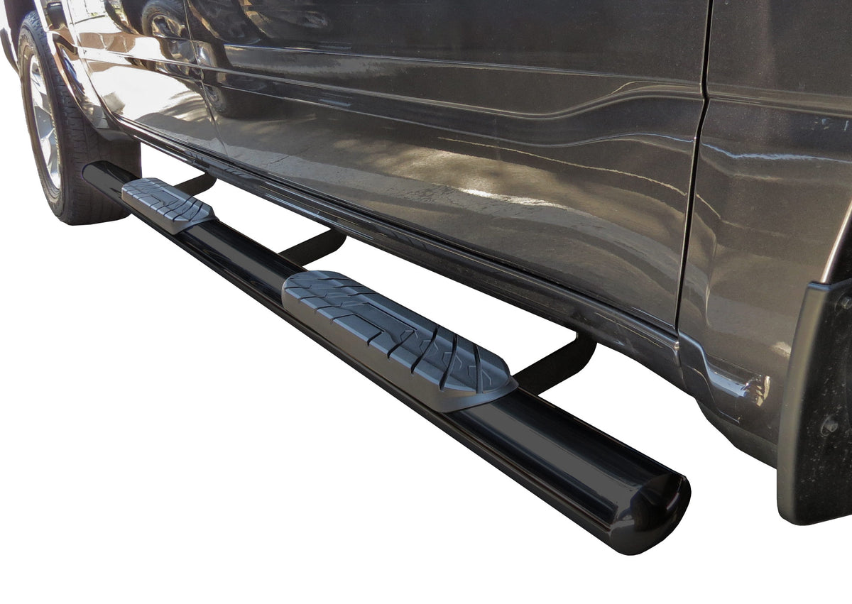 Steelcraft 4" Straight Sidebars - Semi Gloss Black - 2021-2025 Ford Bronco 4 Dr (415020-1)