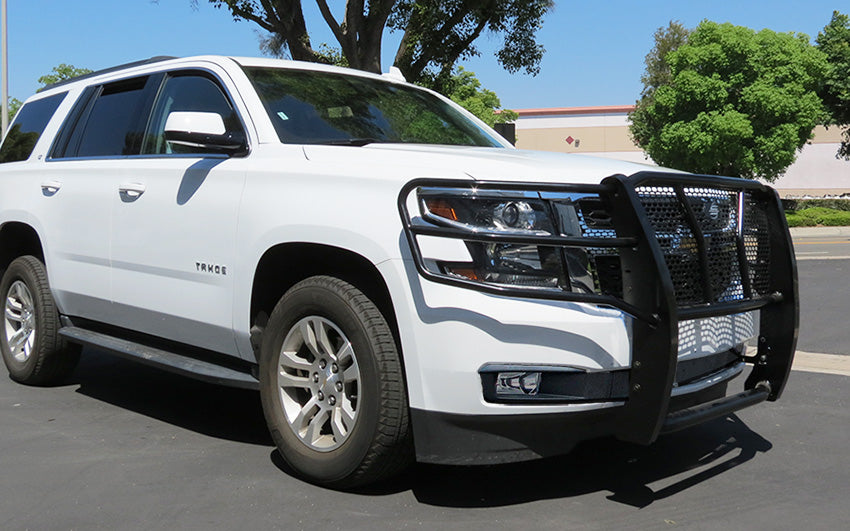 Steelcraft HD Grille Guards - Black - 2015-2020 Chevy Suburban/Tahoe 1500 (Excludes adaptive cruise control) (50-0400)