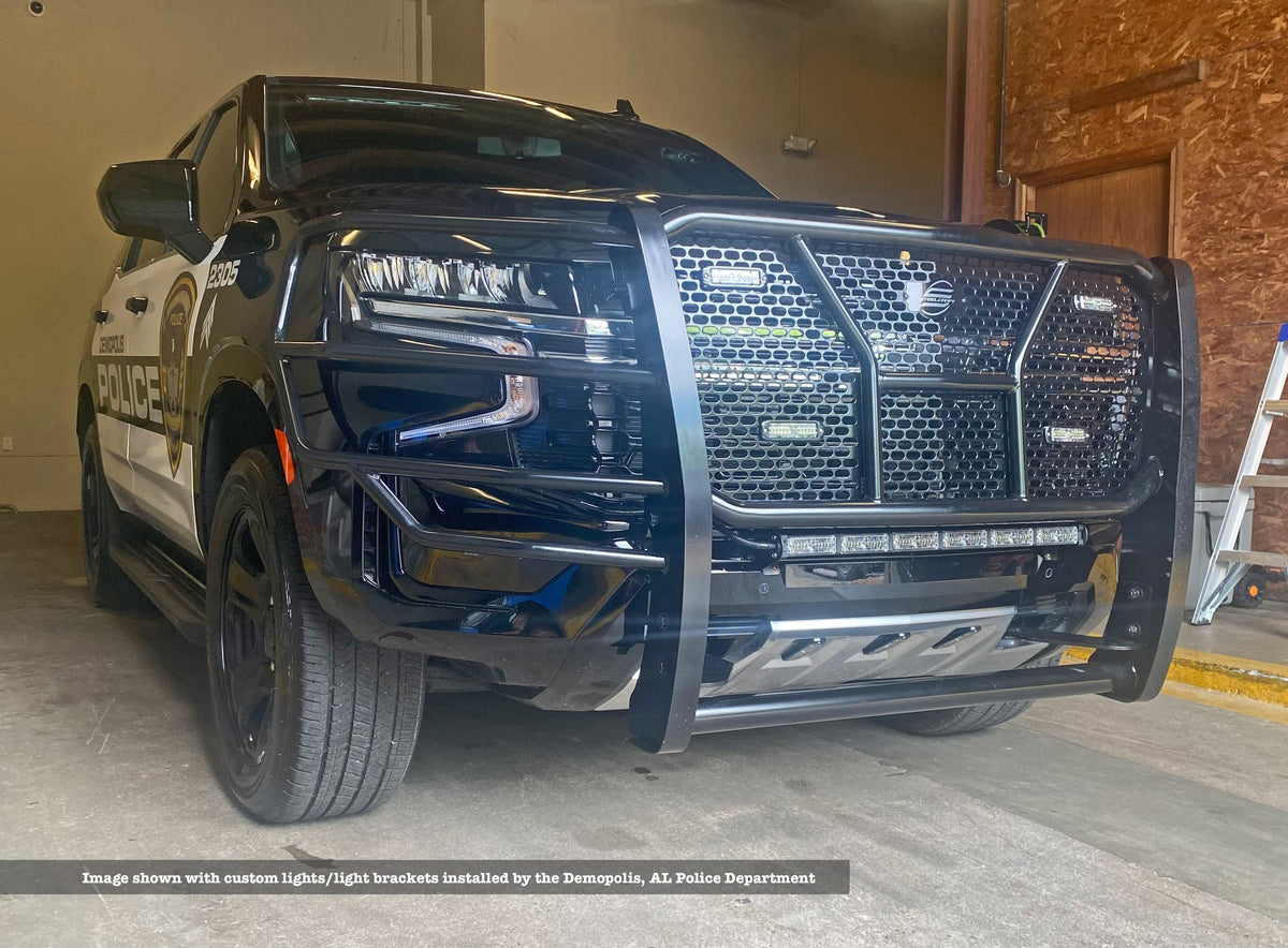 Steelcraft HD Grille Guards - Black - 2021-2024 Chevy Tahoe / Chevy Suburban (Excludes High Country trim) (50-0405C)