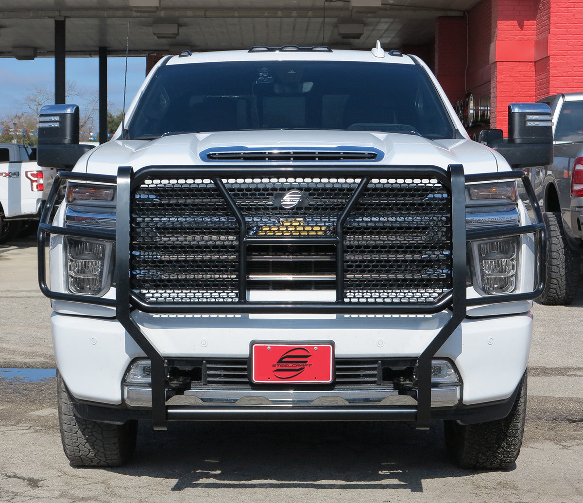 Steelcraft HD Grille Guards - Black - 2020-2025 Chevy Silverado 2500/3500 (50-0447C)