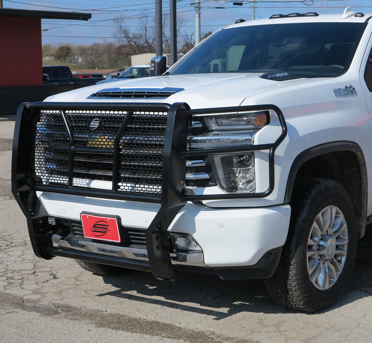 Steelcraft HD Grille Guards - Black - 2020-2025 Chevy Silverado 2500/3500 (50-0447C)