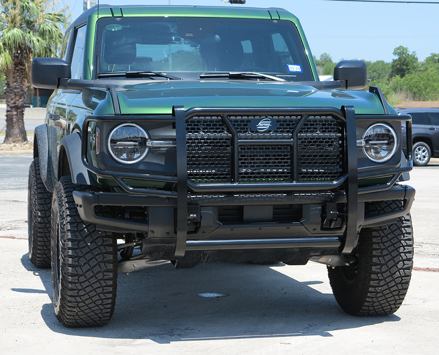 Steelcraft HD Grille Guards - Black - 2021-2024 Ford Bronco Full Size (50-1350C)