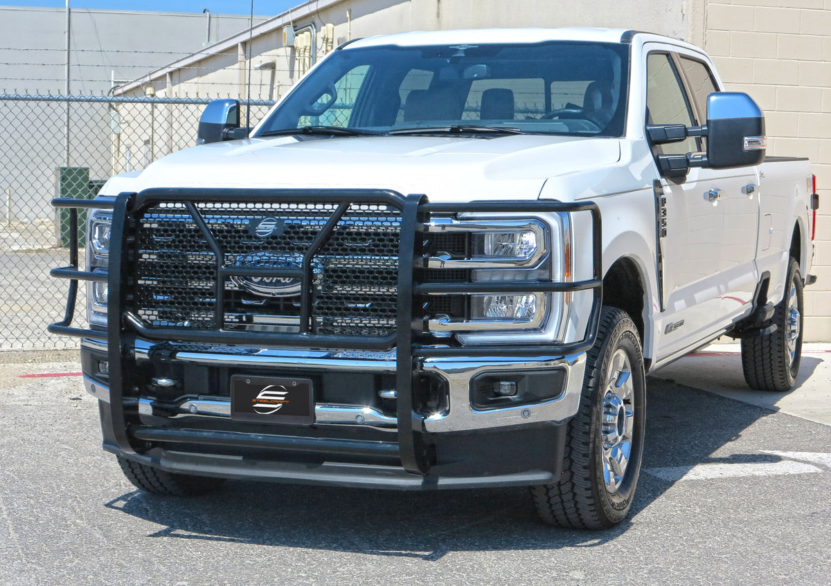 Steelcraft HD Grille Guards - Black - 2023-2025 Ford Super Duty (50-1390C)