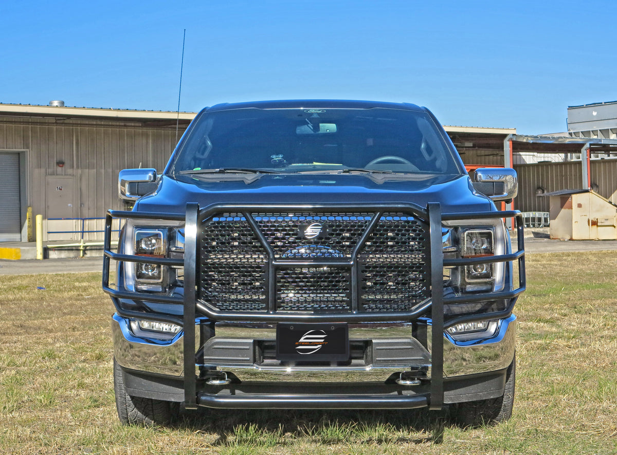 Steelcraft HD Grille Guards - Black - 2015-2025 Ford F150 (Incl. Eco Boost) (50-1420C)