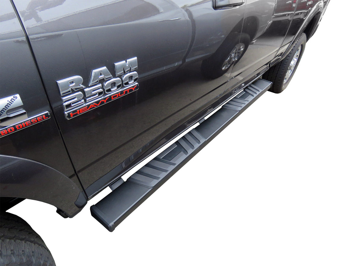 Steelcraft STX500 Running Boards - Textured Black - 2014-2018 Dodge Ram 1500 / 2014-2025 Dodge Ram 2500/3500 / 2019-2025 Ram 1500 Classic Crew Cab (500-23300)