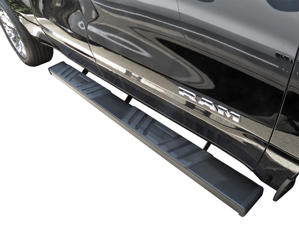 Steelcraft STX500 Running Boards - Textured Black - 2019-2025 Dodge Ram 1500 Quad Cab (Excludes 19-23 Ram 1500 classic) (500-23800)