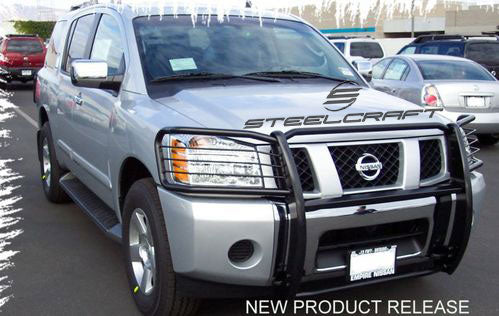 Steelcraft Grille Guard - Black - 2014-2015 Nissan Titan/Armada (54070)