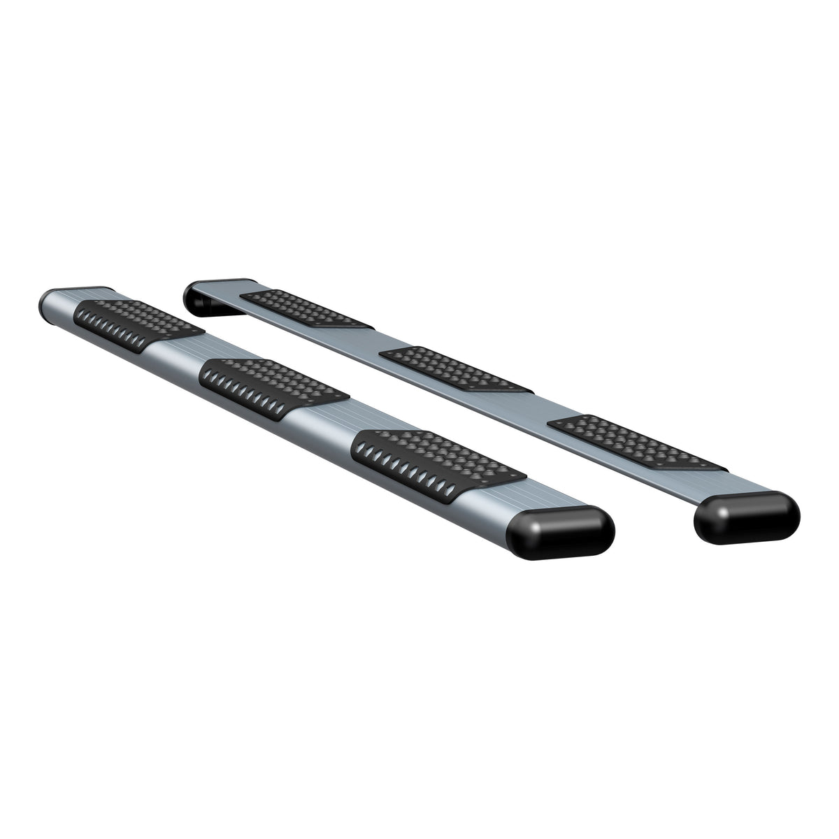 LUVERNE 583098-571725 O-Mega II 98-Inch Silver Aluminum Side Steps, Select Ford Transit-150, 250, 350
