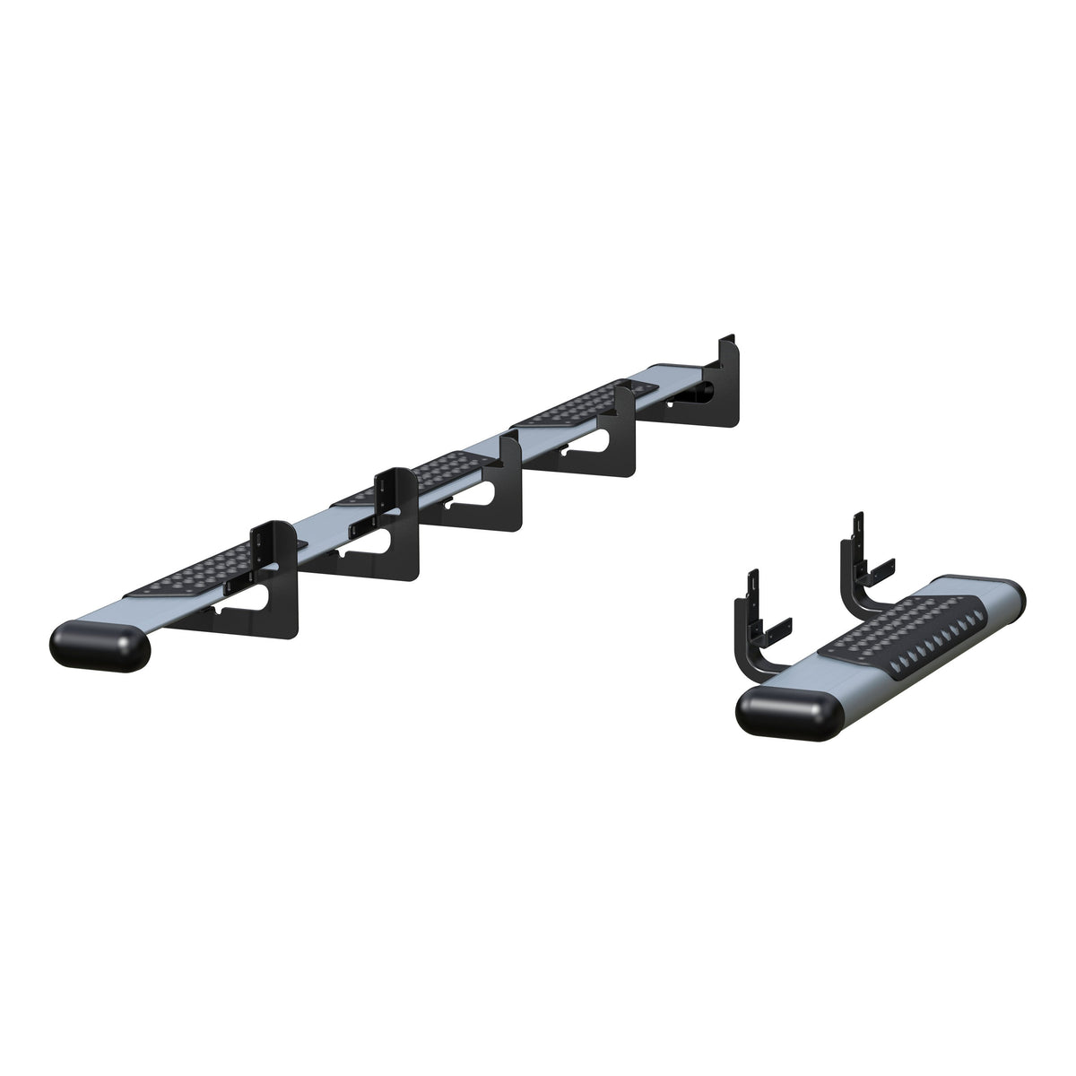 LUVERNE 583100-570747 O-Mega II 100-Inch, 36-Inch Silver Aluminum Side Steps, Select Dodge, Freightliner, Mercedes-Benz Sprinter 2500, 3500