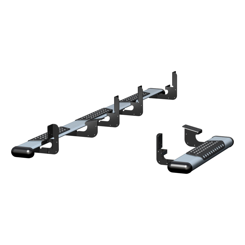 LUVERNE 583100-571477 O-Mega II 100-Inch, 36-Inch Silver Aluminum Side Steps, Compatible with Select Ram ProMaster