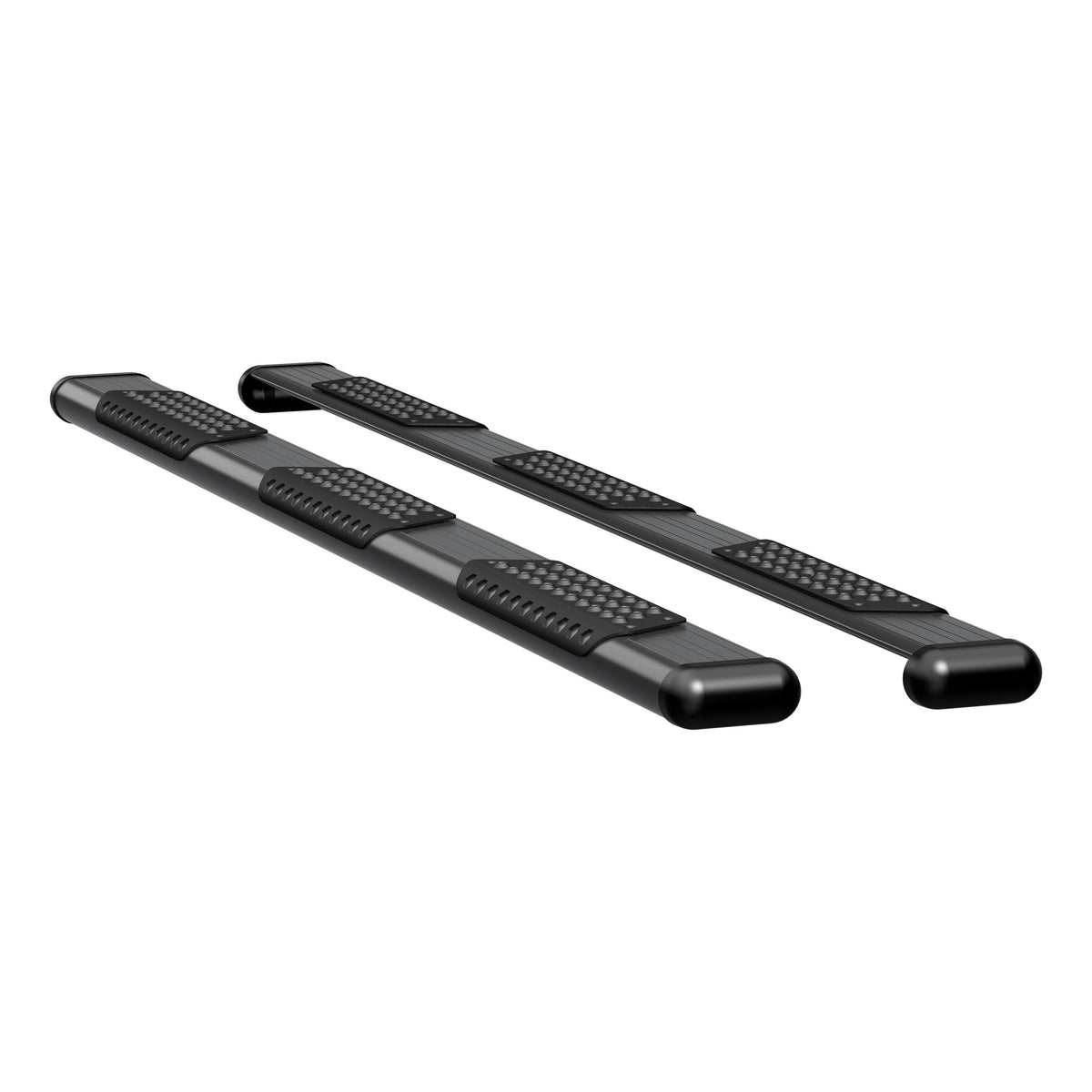 LUVERNE 584098-571338 O-Mega II 98-Inch Black Aluminum Wheel to Wheel Side Steps, Select Ram 3500