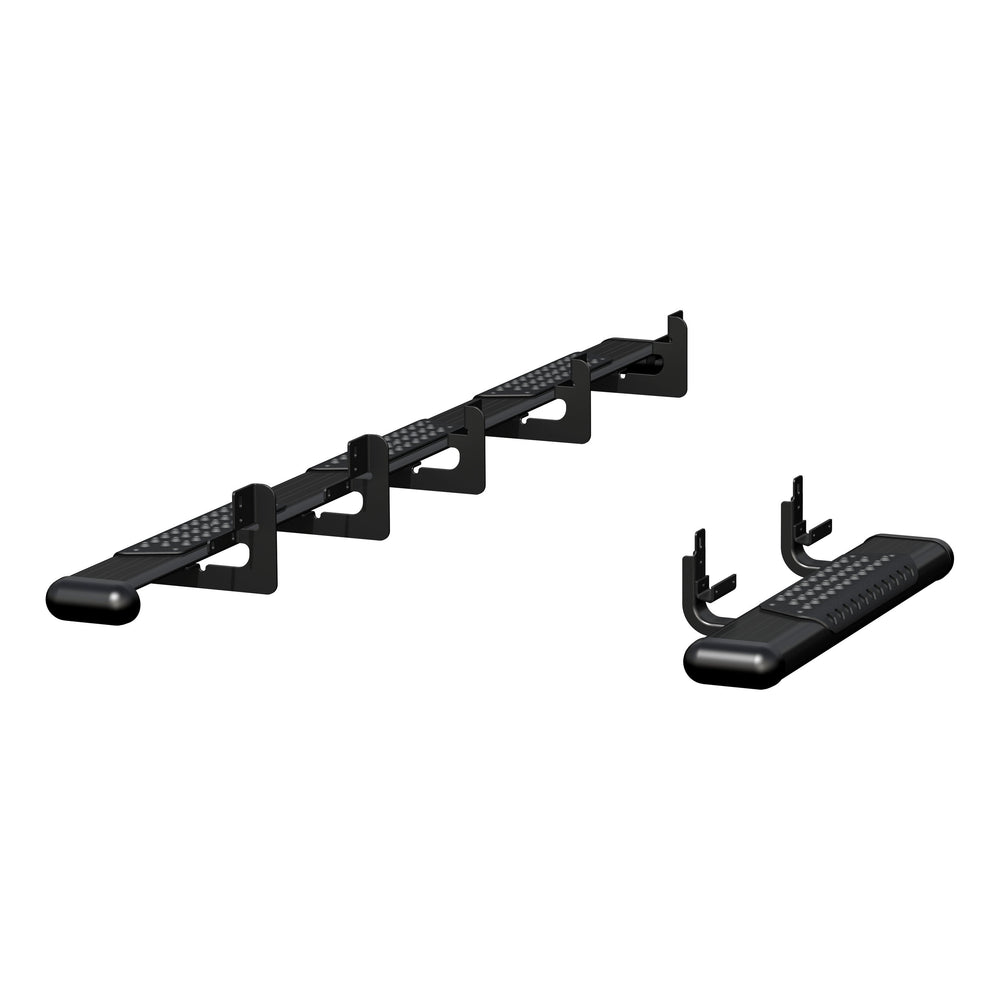 LUVERNE 584100-570747 O-Mega II 100-Inch, 36-Inch Black Aluminum Side Steps, Compatible with Select Dodge, Freightliner and Mercedes-Benz Sprinter