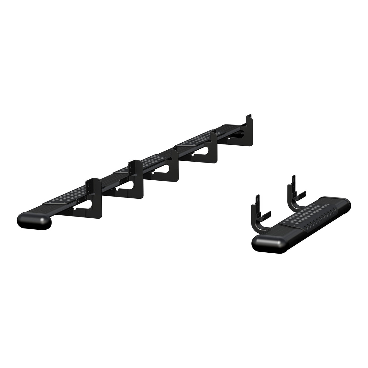 LUVERNE 584100-570747 O-Mega II 100-Inch, 36-Inch Black Aluminum Side Steps, Compatible with Select Dodge, Freightliner and Mercedes-Benz Sprinter