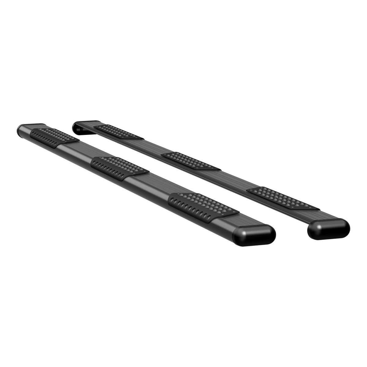 LUVERNE 584114-571747 O-Mega II 114-Inch Black Aluminum Wheel to Wheel Side Steps, Select Chevrolet Silverado, GMC Sierra 2500, 3500 HD