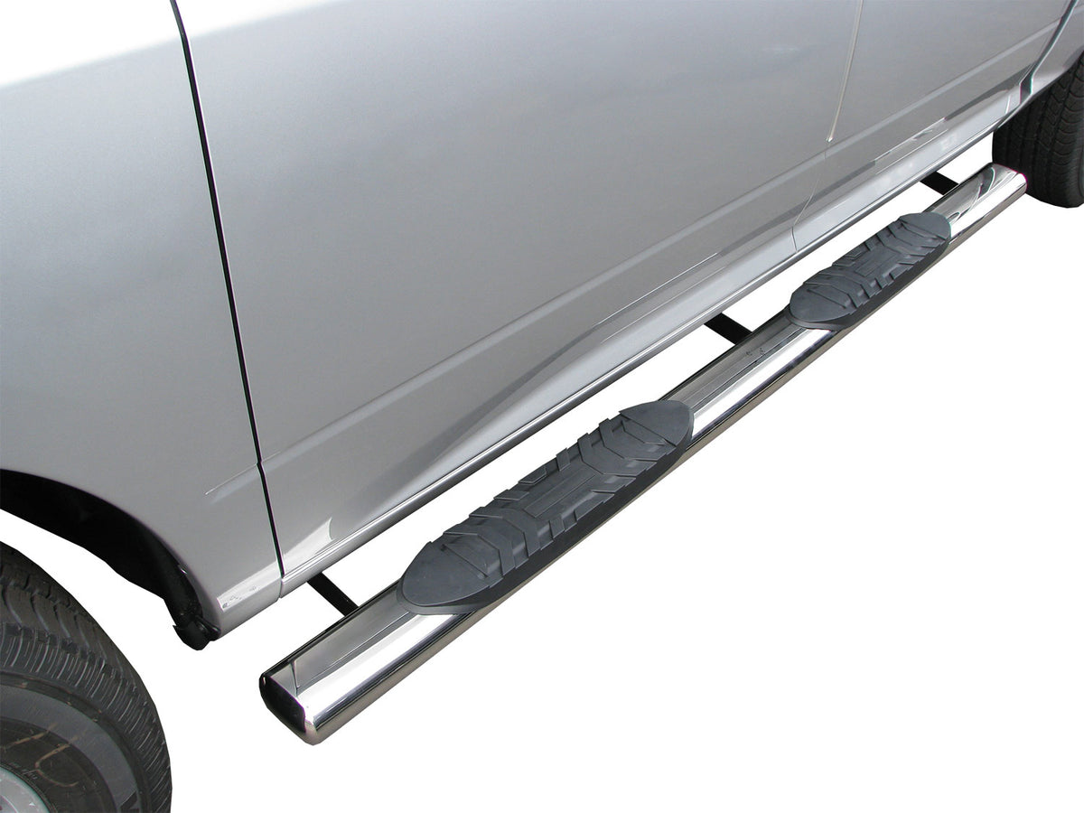 Steelcraft 5" Oval Sidebars - Stainless Steel - 2022-2025 Toyota Tundra Crew Max (433139)