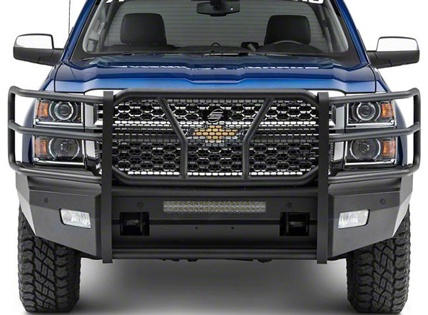 Steelcraft Elevation Front Bumper - Fine Textured Black - 2014-2018 Chevy Silverado 1500 / 2019 Silverado 1500 LD Classic (60-10420)