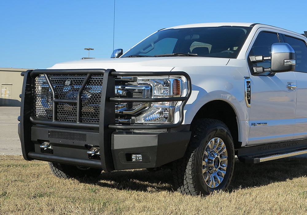 Steelcraft Elevation Front Bumper - Fine Textured Black - 2017-2022 Ford Super Duty (60-11380CC)