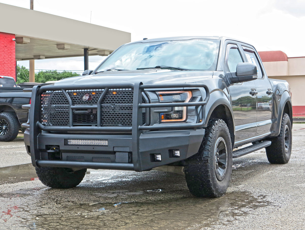 Steelcraft Elevation Front Bumper - Fine Textured Black - 2017-2020 Ford Raptor (60-11425CC)