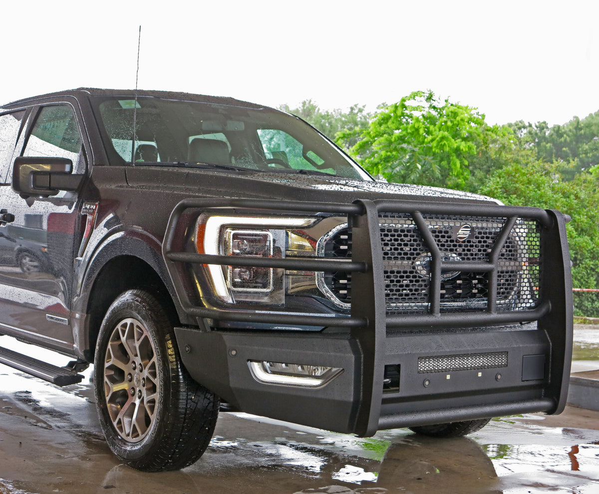 Steelcraft Elevation Front Bumper - Fine Textured Black - 2021-2023 Ford F150 (60-11430CC)