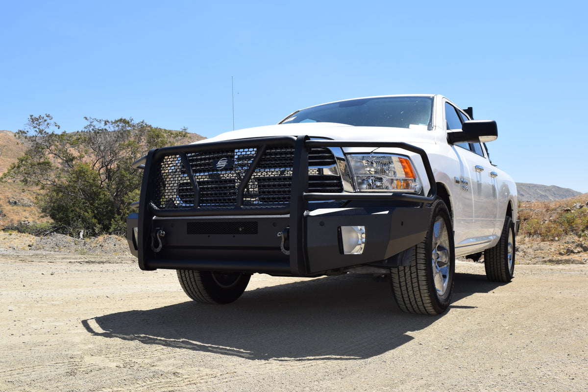 Steelcraft Elevation Front Bumper - Fine Textured Black - 2014-2018 Dodge Ram 1500 / 2019-2024 Ram 1500 Classic (Excludes Warlock and Rebel) (60-12250)