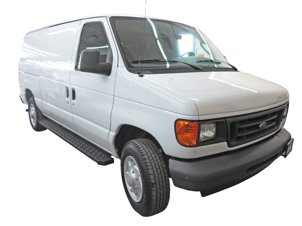 Steelcraft STX600 Running Boards - Black - 2014 Ford Econoline Van E-Series (Full Size) (600-17000)