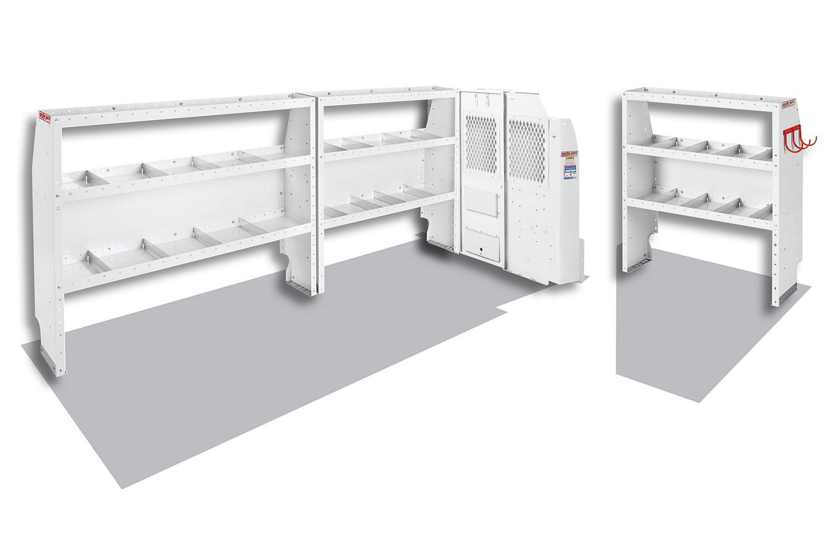 Weather Guard Commercial Shelving Van Package for Chevy Express and GMC Savana, 155 in Wheelbase (600-8120L)