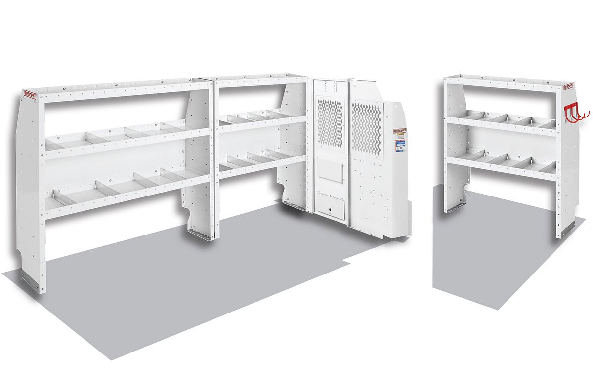 Weather Guard Commercial Shelving Van Package for Chevy Express and GMC Savana, 135 in Wheelbase (600-8120R)
