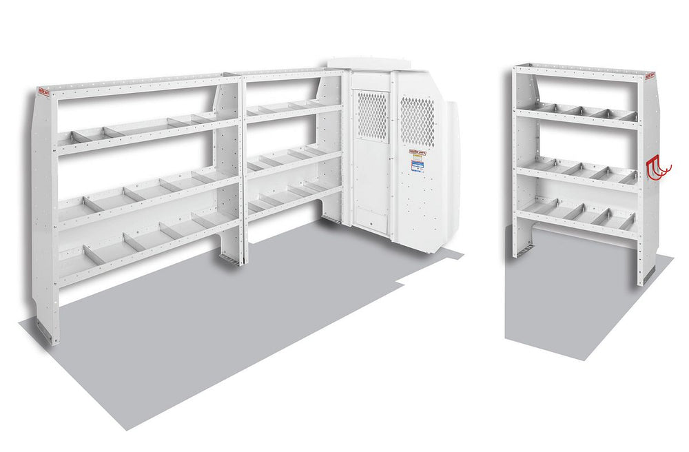 Weather Guard Commercial Shelving Van Package for Ford Transit Mid Roof, 148 in Wheelbase (600-8210L)