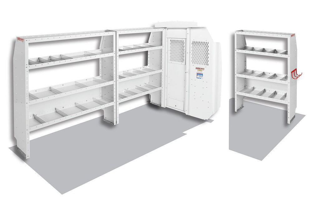 Weather Guard Commercial Shelving Van Package for Ford Transit Mid Roof, 130 in Wheelbase (600-8210R)