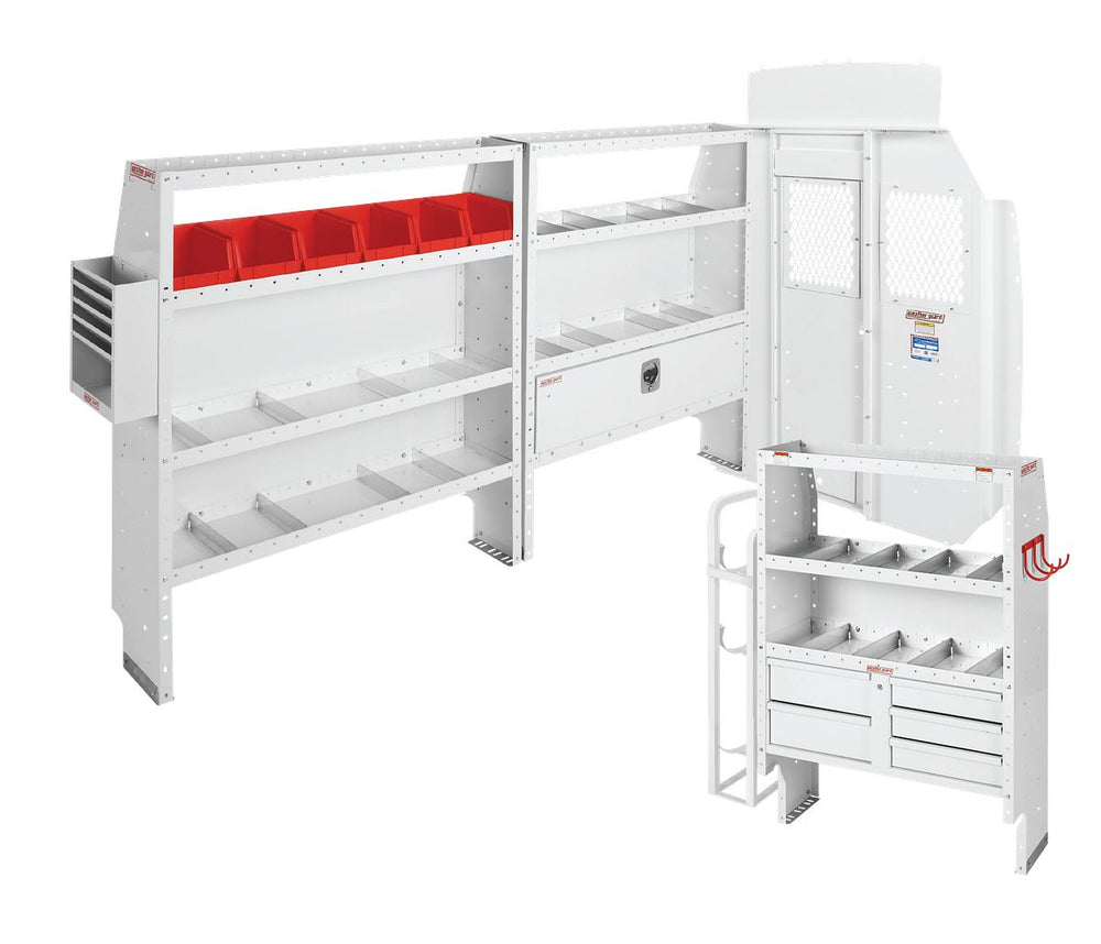 Weather Guard HVAC/Mechanical Van Package for Ford Transit High Roof, 148 in Wheelbase (600-8413L)
