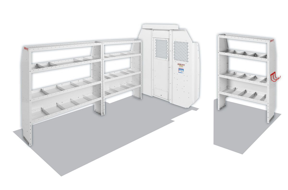 Weather Guard Commercial Shelving Van Package for Ram ProMaster Mid/High Roof, 136 in Wheelbase (600-8440R)