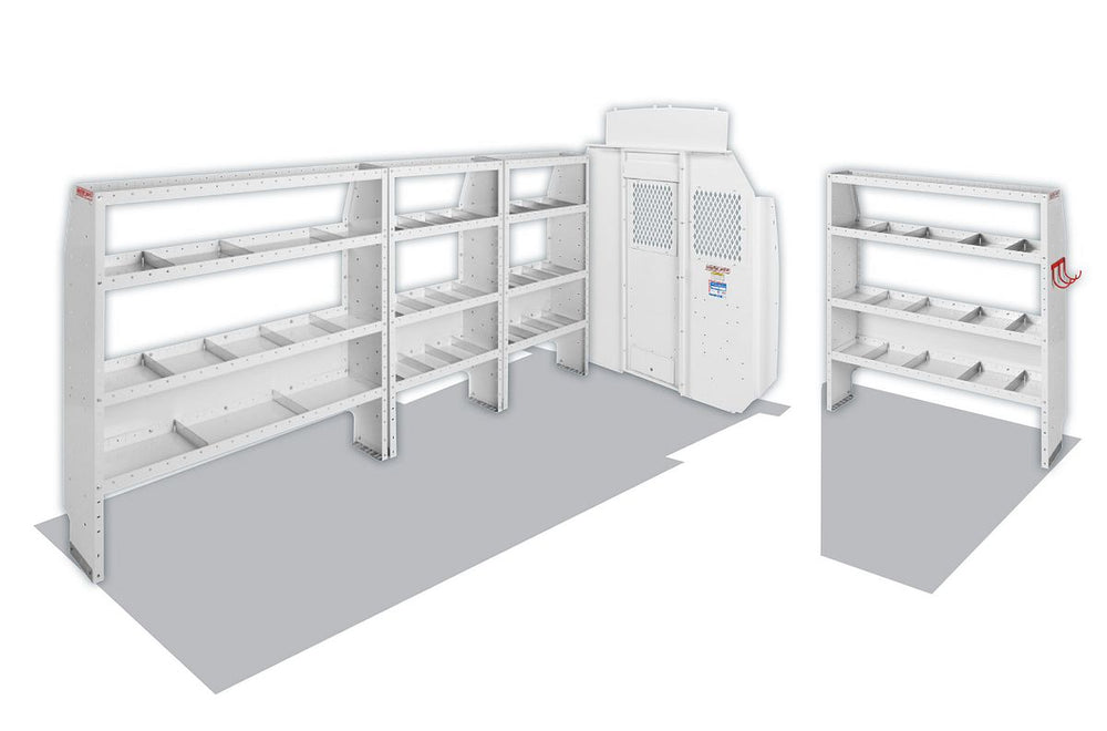 Weather Guard Commercial Shelving Van Package for Ram ProMaster High Roof, 159 in Extended Wheelbase (600-8440X)