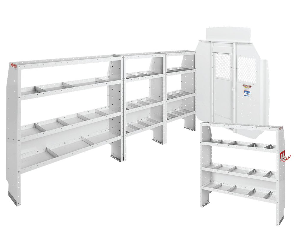 Weather Guard Commercial Shelving Van Package for Mercedes-Benz Sprinter High Roof, 170 in Wheelbase (600-8450L)