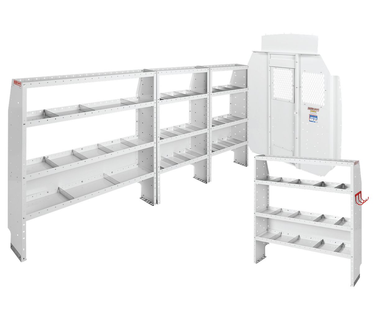 Weather Guard Commercial Shelving Van Package for Mercedes-Benz Sprinter High Roof, 170 in Wheelbase (600-8450L)